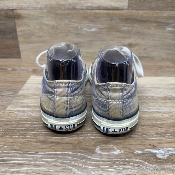 Converse All Star Plaid Textile Sneakers Women's Size 8 - Picture 3 of 7